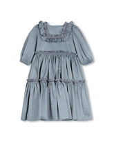 LILOU TAFFETA TIERED GOWN (SHORT)